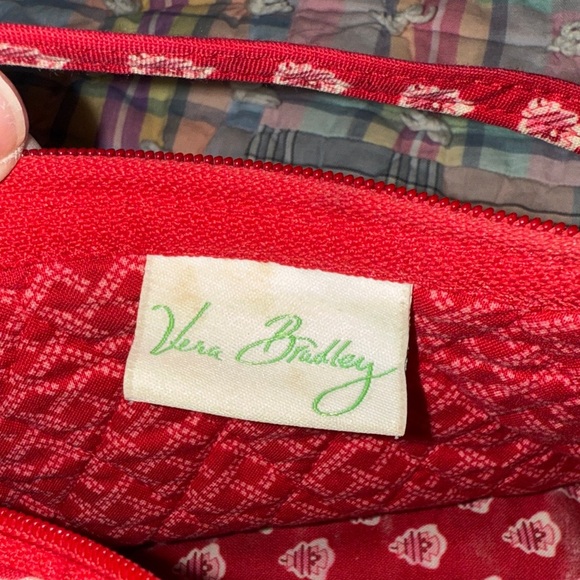 Vera Bradley Red Patterned Crossbody Bag - Picture 9 of 11